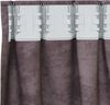 vidaXL Samtvorhänge mit Vorhängen 2 pcs Braun 245 x 140 cm Samt 4107696 Bild 5
