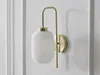 Vente-unique - LOUXOR Wall light Metall WeißGold - B 14 cm x H 41 cm x L 25 cm Bild 2