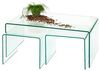 Concept GmbH Couchtisch in Klarglas, Glas - 90x38x50cm (BxHxT) Bild 3