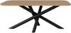 Oslo Esstisch Tisch 185x90 cm Wohnzimmer Esszimmer Modern Farbwahl Wisconsin Nußbaum, Artisan Eiche, Lindberg Eiche, Portland Esche Schwarz Bild 5