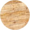vidaXL Bistrotisch Rund Ø60x75 cm Raues Mangoholz 320265 Bild 3