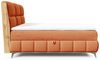 Boxspringbett Schlafzimmerbett CHARLIE 160x200cm Stoff Fibi Apricot Bild 2
