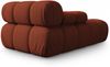 Micadoni Recamiere Bellis Links 3D-Stoff Sonic Ziegel Bild 4