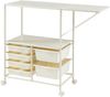 Rollwagen Sørfold mit Kästen 100x37x85cm Weiß [en. casa] Bild 2