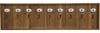 Schlüsselbrett Schlüsselleiste 9 Haken Holz Natur L 80cm Chic Antique 41051800 Bild 3