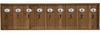 Schlüsselbrett Schlüsselleiste 9 Haken Holz Natur L 80cm Chic Antique 41051800 Bild 2