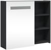 vidaXL Spiegelschrank mit LED-Beleuchtung Schwarz 60x13x52 cm 357971 Bild 4