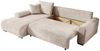 storez24 Ecksofa Nelly, mit Bettkasten und Schlaffunktion, Cordstoff, L-Form, bequem Bild 3