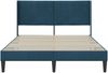 vidaXL Bettrahmen mit Kopfteil Blau 160 x 200 cm Samt 42027520 Bild 4