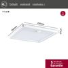 Paulmann 94707 LED Außenpanel Lamina Backlight Bewegungsmelder eckig weiß Bild 3