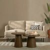 Bronx71 Samt Sofa Denver 2,5-Sitzer beige Bild 1