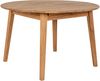 Esstisch >Metz< in Natur, Eiche-Massiv - 118x75,5x158cm (BxHxT) Bild 1