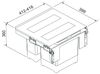 FRANKE Abfallsorter 30 (12+18) Liter GARBO 45-2 ab 45 cm Schrankbreite Bild 2