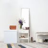 Relaxdays Weißer Sitzhocker Kunstleder Bild 3