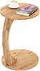 en.casa Beistelltisch 'Holeby', Spanplatte, Natur, 56 x Ø 38 cm Bild 3