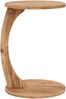 en.casa Beistelltisch 'Holeby', Spanplatte, Natur, 56 x Ø 38 cm Bild 5