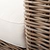 Lounge Sessel LIVING Kubu-Grey Rattan in Grey ca. B90cm mit Kissen Bild 4