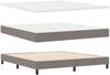 vidaXL Boxspringbett mit Kopfteil Taupe 180 x 200 cm Stoff 3340042 Bild 4