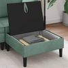 vidaXL Sofa-Hocker mit Stauraum Meergrün Samt 42027142 Bild 3