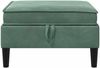 vidaXL Sofa-Hocker mit Stauraum Meergrün Samt 42027142 Bild 4
