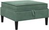 vidaXL Sofa-Hocker mit Stauraum Meergrün Samt 42027142 Bild 2