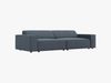 Micadoni 3-Sitzer Sofa Jodie Strukturierter Stoff Megan Blau Bild 2