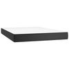 vidaXL Boxspringbett mit Matratze Schwarz 140x190 cm Kunstleder 3142839 Bild 5