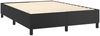 vidaXL Boxspringbett mit Matratze Schwarz 140x190 cm Kunstleder 3142839 Bild 4