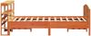 vidaXL Massivholzbett ohne Matratze Wachsbraun 160x200 Kiefernholz 3306221 Bild 5