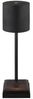 LED Tischleuchte, Touchdimmer, Akku, schwarz, H 32 cm Bild 4