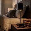 LED Tischleuchte, Touchdimmer, Akku, schwarz, H 32 cm Bild 3