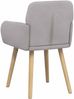 vidaXL Esszimmerstühle 2 pcs Bouclé Hellgrau 59 x 57 x 85 cm 42034324 Bild 5