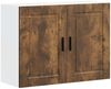 vidaXL Küchen-Hängeschrank Porto Räuchereiche Holzwerkstoff 854072 Bild 2