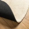 vidaXL Teppich HUARTE Kurzflor Weich und Waschbar Creme Ø 80 cm 375046 Bild 5