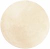 vidaXL Teppich HUARTE Kurzflor Weich und Waschbar Creme Ø 80 cm 375046 Bild 2
