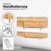 Bierzeltgarnitur höhenverstellbar klappbar Holz 170cm RINHO - 3 Teilig | 2x Bierbank 1x Biertisch | Festzeltgarnitur Biertisch Stehtisch Sitzgarnitur Bild 5