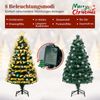 120 cm Künstlicher Weihnachtsbaum mit Beleuchtung & Sternspitze Mini Tannenbaum Christbaum Bild 5