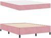 vidaXL Bettrahmen mit Matratze Rosa 160 x 200 cm Stoff 3399077 Bild 5