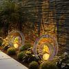 LED Solarleuchte, Erdspieß, Kugel, crackle-Glas, H 42 cm Bild 5