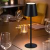 ZMH Kabellose Akku-Nachttischlampe, 2er-Pack – 2600 mAh LED-Tischlampe für den Außenbereich, wiederaufladbar, Touch-Steuerung, schwarze USB-Akkulampe Bild 4