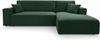 AX LIVING Catea Eckschlafsofa mit Bettkasten R – Dunkelgrünes Ecksofa 279 cm Bild 3