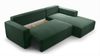 AX LIVING Catea Eckschlafsofa mit Bettkasten R – Dunkelgrünes Ecksofa 279 cm Bild 5