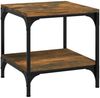 vidaXL Beistelltische 2 Stk. Räuchereiche 40x40x40 cm Holzwerkstoff 819382 Bild 5