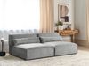 2-Sitzer Sofa grau ohne Armlehnen HELLNAR Bild 3
