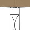 vidaXL Pavillon 300x290 cm Taupe Rund 315227 Bild 3