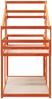 vidaXL Etagenbett mit Dach Wachsbraun 80x200 cm Massivholz Kiefer 3281960 Bild 5