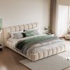 STILVORA Polsterbett 140x190 mit Bettkasten,Jugendbett Bettgestell mit Matratze,Beige (mit hydraulischem Stauraum & Lattenrost, Samtstoff, Komfort-Doppelbett, 140x190cm), ohne Matratze Bild 2