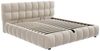STILVORA Polsterbett 140x190 mit Bettkasten,Jugendbett Bettgestell mit Matratze,Beige (mit hydraulischem Stauraum & Lattenrost, Samtstoff, Komfort-Doppelbett, 140x190cm), ohne Matratze Bild 4