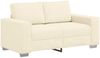 vidaXL Zweisitzer-Sofa Creme 160x77x82 cm Cordstoff 4105195 Bild 2