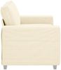 vidaXL Zweisitzer-Sofa Creme 160x77x82 cm Cordstoff 4105195 Bild 5